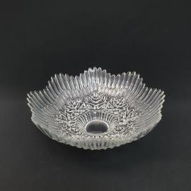 Винтажный салатник 26 см, стекло, 1500 мл, СССР.