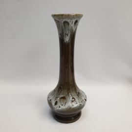 Винтажная ваза для цветов 22 см, керамика, СССР.