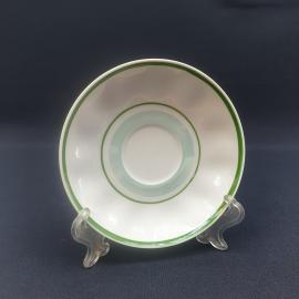 Винтажное чайное кофейное блюдце Дулево, фарфор 115 мм, СССР