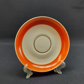 Винтажное чайное блюдце Минск, фарфор 135 мм, СССР