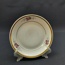 Винтажное чайное кофейное блюдце Рига, фарфор 13 см, СССР