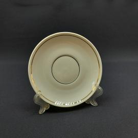 Винтажное чайное кофейное блюдце Барановка, фарфор 12 см, СССР