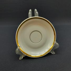 Винтажное чайное кофейное блюдце Рига, фарфор 105 мм, СССР