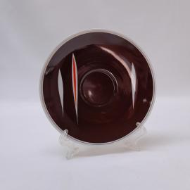 Винтажное чайное кофейное блюдце Freiberg, фарфор 15 см, Чехословакия периода СССР