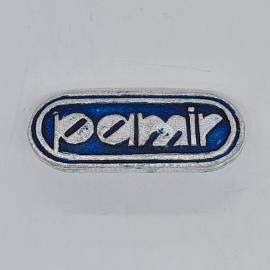 Значок СССР pamir, овальная эмаль синяя, металлический, советский и винтажный