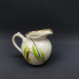 Винтажный молочник  сливочник Дулево Ивушка, фарфор 300 мл, СССР