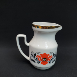 Винтажный молочник сливочник  Рига, фарфор 250 мл, СССР