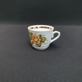 Винтажная кофейная чашка кружка Городница, фарфор 120 мл, СССР