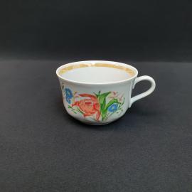 Винтажная чайная чашка кружка Суммы, фарфор 240 мл, СССР