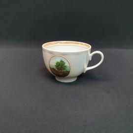 Винтажная чайная чашка кружка Дулево, фарфор 260 мл, Россия