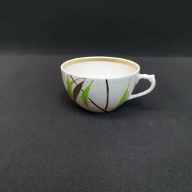 Винтажная чайная чашка кружка Ивушка Дулево, фарфор роспись 225 мл, СССР