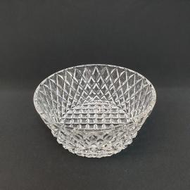 Винтажный салатник Ромбы Гусь Хрустальный 1500 мл хрусталь СССР