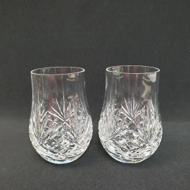 Винтажные пара стаканов 11 см хрусталь 300 мл СССР