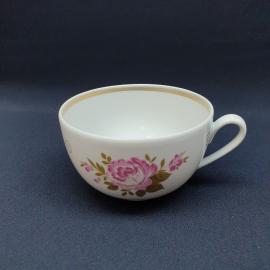 Винтажная чашка гигант Вербилки, фарфор 400 мл, СССР