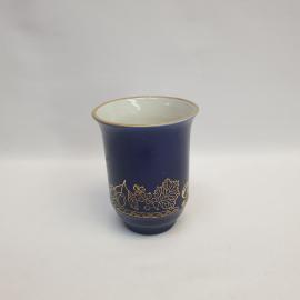 Винтажный стакан Бронницкий з-д, фарфор 150 мл, СССР