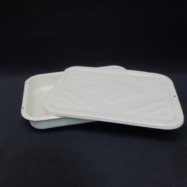 Эмалированный контейнер 30х22 см на 1 литр СССР