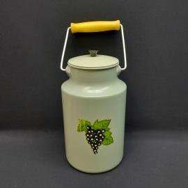 Винтажный бидон эмалированный на 3 л СССР