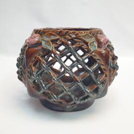 Винтажная корзинка 12 см керамика СССР