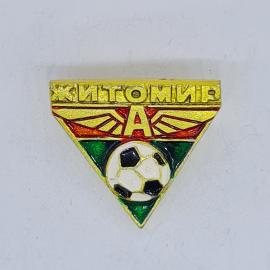 Значок СССР житомир а с крыльями и футбольным мячом, советский и винтажный