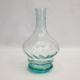 Винтажный штоф графин 20 см цветное стекло 900 мл СССР