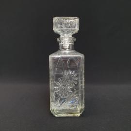 Винтажный флакон от одеколона 15 см стекло 350 мл СССР