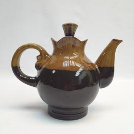 Винтажный керамический чайник на 1200 мл СССР