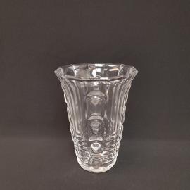 Винтажная ваза для цветов 19 см стекло 1 литр СССР