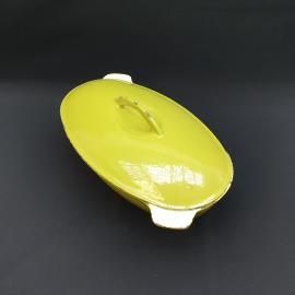 Винтажная утятница, объем 4 литра, высота 13 см, чугун СССР