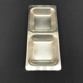 Винтажная менажница-икорница Zepter, нержавейка. Швейцария