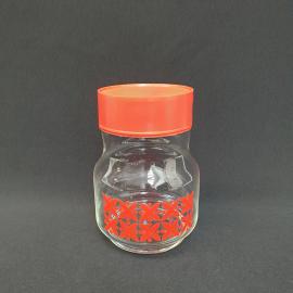 Винтажная банка емкость для хранения 17 см стекло 1300 мл СССР