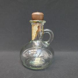 Винтажная бутыль 14 см стекло 150 мл