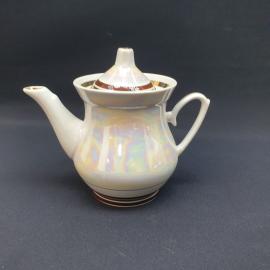 Винтажный заварочный чайник Минский з-д, фарфор 0.55 л, СССР