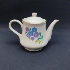 Винтажный заварочный чайник Пролетарий, фарфор 0.5 л, СССР