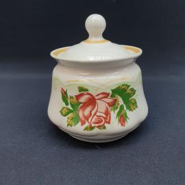 Винтажная сахарница Суммы, фарфор 0.5 л, СССР