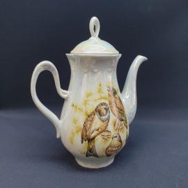 Винтажный кофейник Полтава, керамика 1 л, СССР