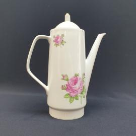 Винтажный кофейник Кольдиц, фарфор 1.2 л, ГДР СССР периода