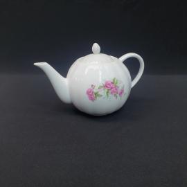 Винтажный заварочный чайник Дулево, фарфор 0.7 л, СССР