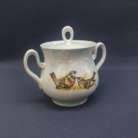 Винтажная сахарница Полтава, фарфор 0.55 л, СССР