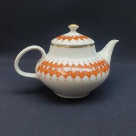 Винтажный заварочный чайник, фарфор 0.9 л, СССР