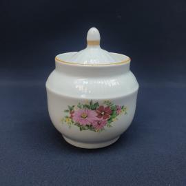 Винтажная сахарница Пролетарий, фарфор 0.55 л, СССР