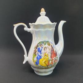 Винтажный кофейник, фарфор 1 л, Германия СССР периода
