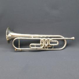 Винтажный музыкальный инструмент Труба духовая 50 см Тула 1968 г СССР