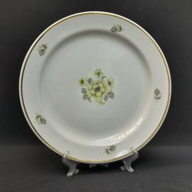 Винтажное сервировочное блюдо Пролетарий, фарфор 35 см, СССР