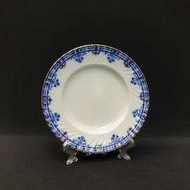 Винтажная десертная тарелка ЛФЗ, фарфор 18 см, СССР