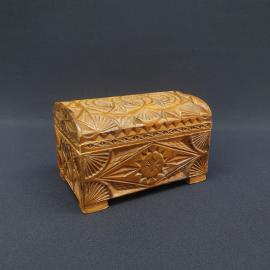 Винтажная шкатулка, дерево ручная работа 13х8 см, СССР