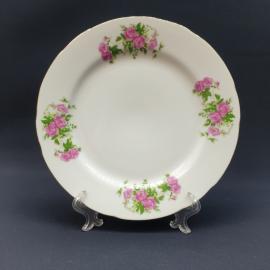 Винтажная столовая тарелка Yamatsu, фарфор 23 см, Япония СССР периода