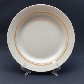 Винтажная столовая тарелка Дулево, фарфор 235 мм, СССР