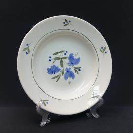 Винтажная суповая тарелка, фаянс 235 мм, СССР