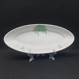 Винтажное блюдо селедочница Дулево, фарфор 25х11 см, СССР