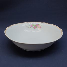 Винтажный салатник Дулево, фарфор 22 см, Россия